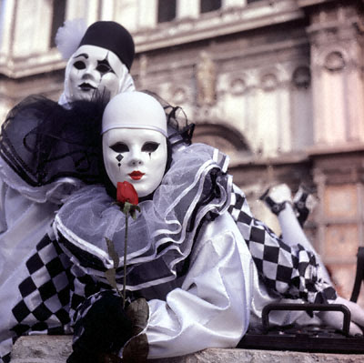 Carnevale di Venezia 2002 - Pierrot scacchisti