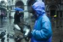 Pioggia in P.za San Marco